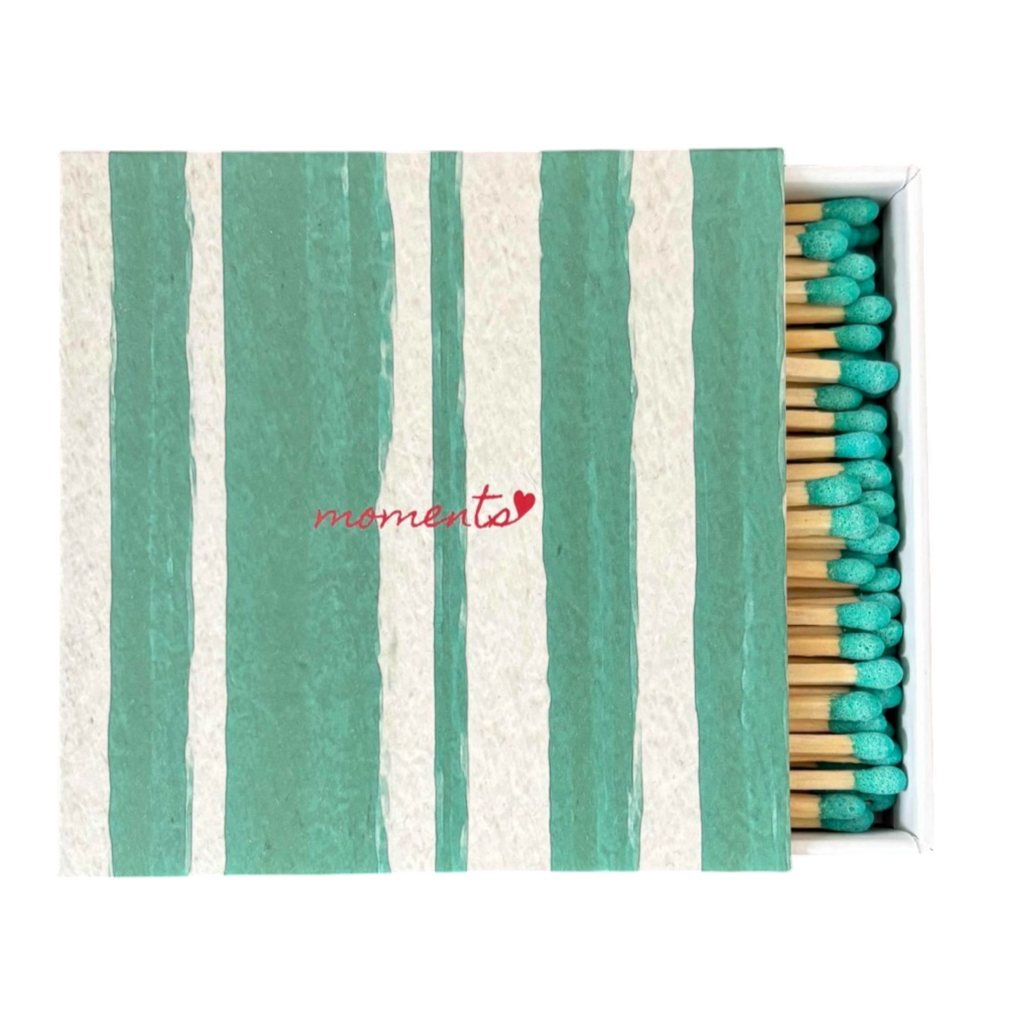 Olive Striped Memories Luxury Matches