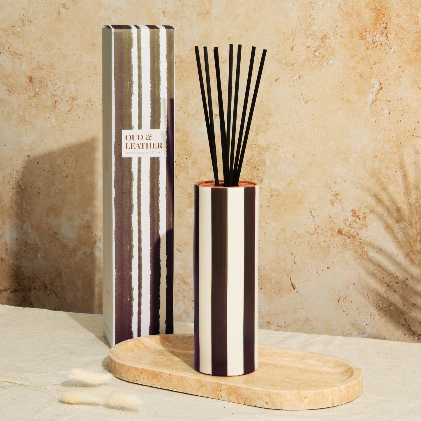 Marrakesh: Chocolate Striped Diffuser