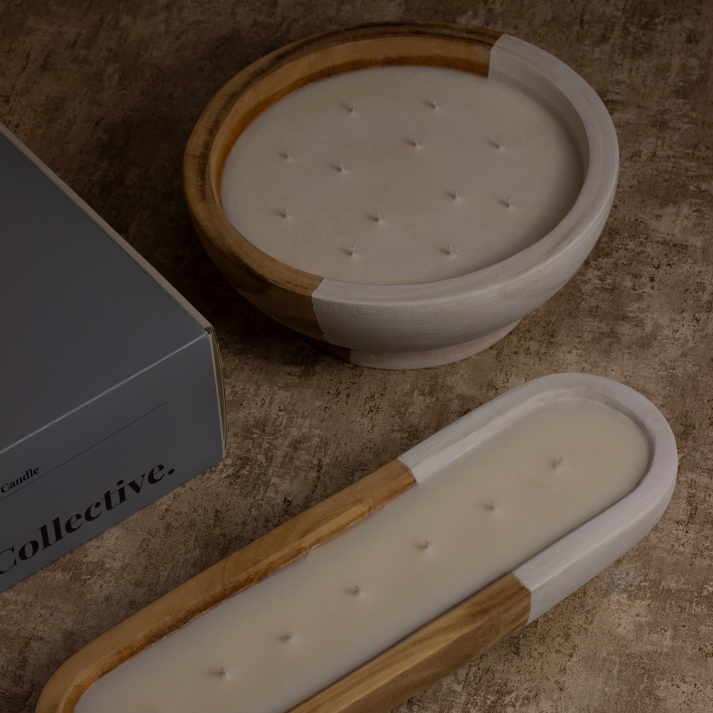 London Collective: Large Bowl Driftwood Candle - Sandalwood & Musk