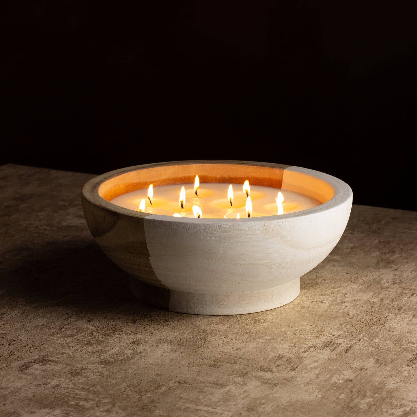 London Collective: Large Bowl Driftwood Candle - Sandalwood & Musk