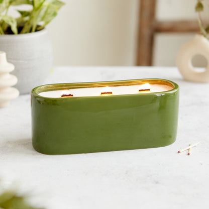 Kiln: Olive Baguette Candle - Cedarwood & Juniper