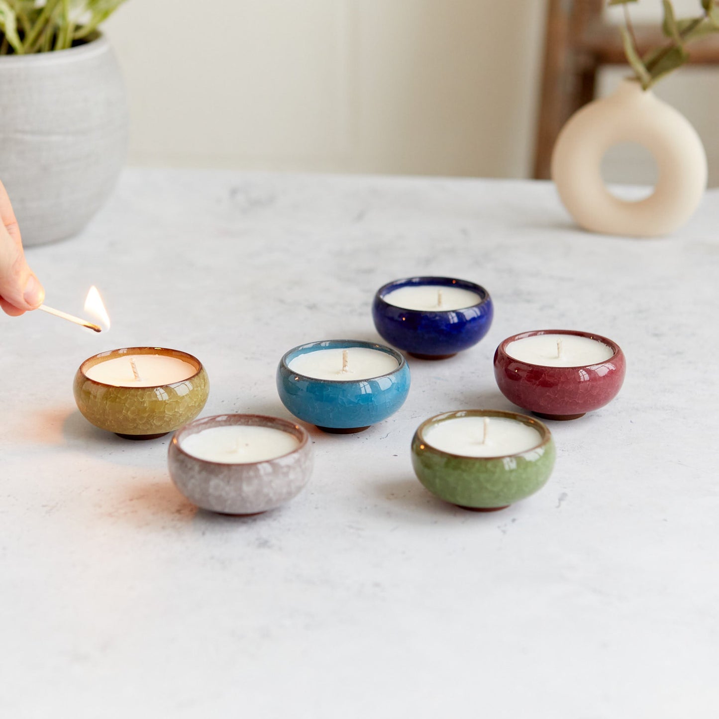 Kiln: Ceramic Tea Lights (Box of 6)