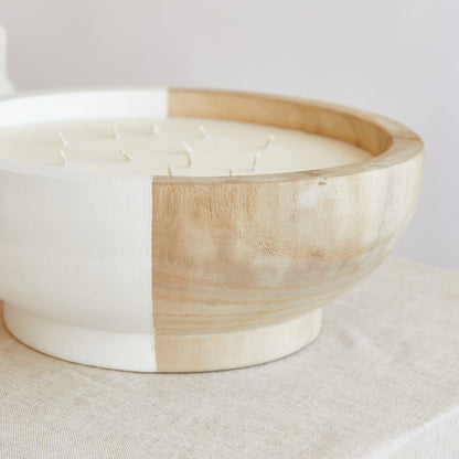 Scandi: Large Bowl Driftwood Candle - Sandalwood & Musk