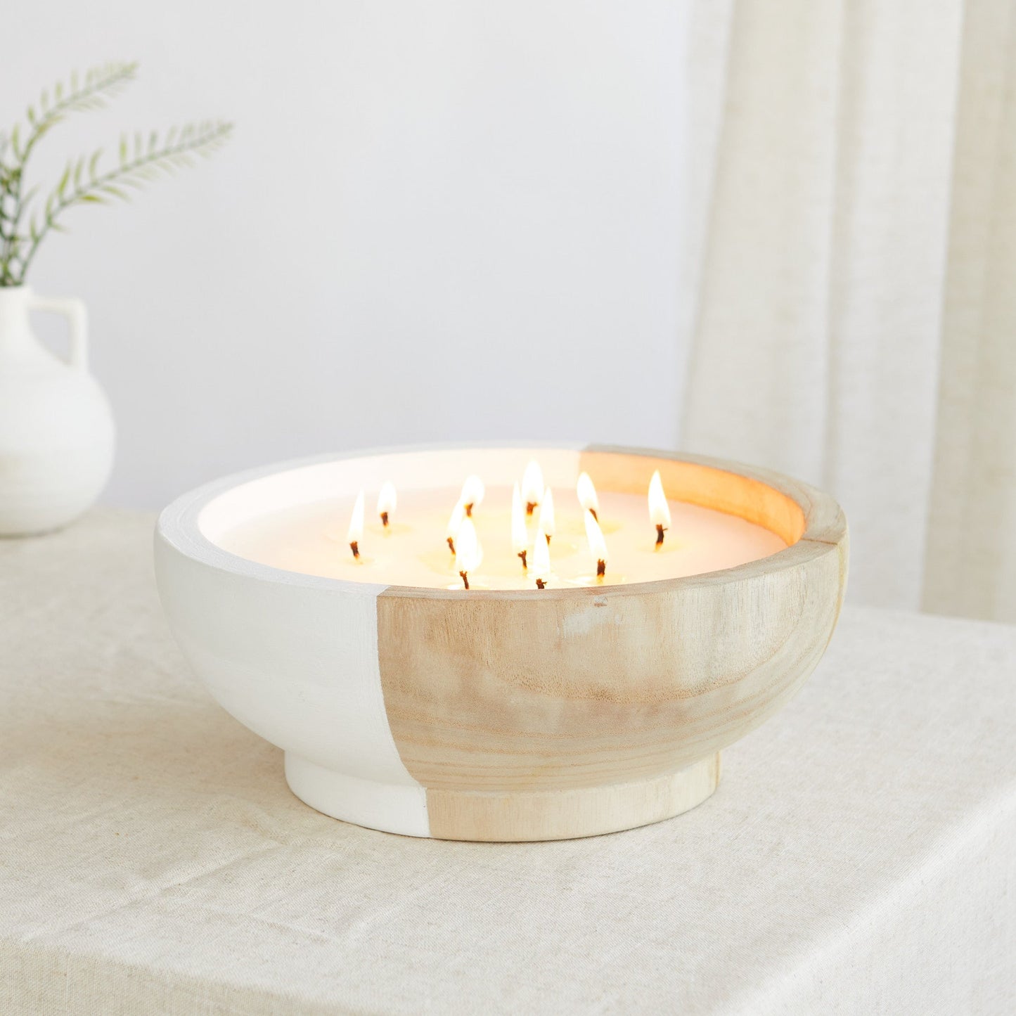 Scandi: Large Bowl Driftwood Candle - Sandalwood & Musk