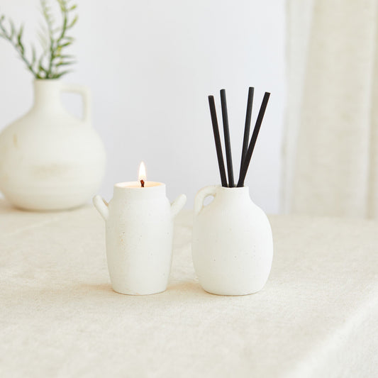 Scandi: Alskar Mini Candle & Diffuser Gift Set - Amber & Bergamot