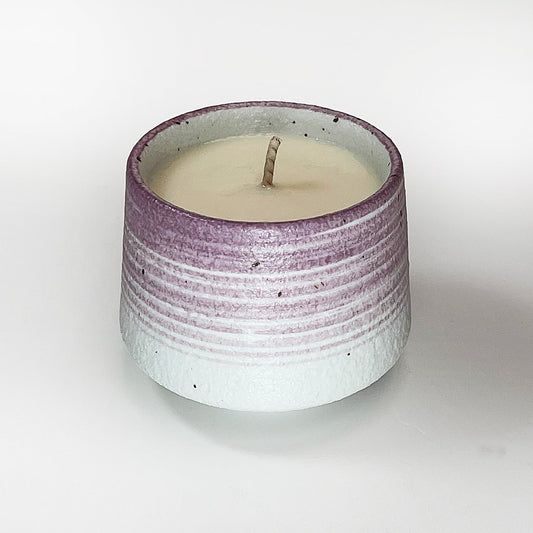 St Ives: Sennen Cove Candle - Rhubarb & Rose Petal