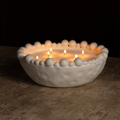 London Collective Statement Beaded Candle - Fig & Neroli