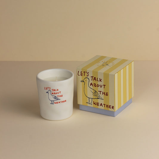 St Ives Beach Club: Gull Candle - Sea Moss & Sandalwood