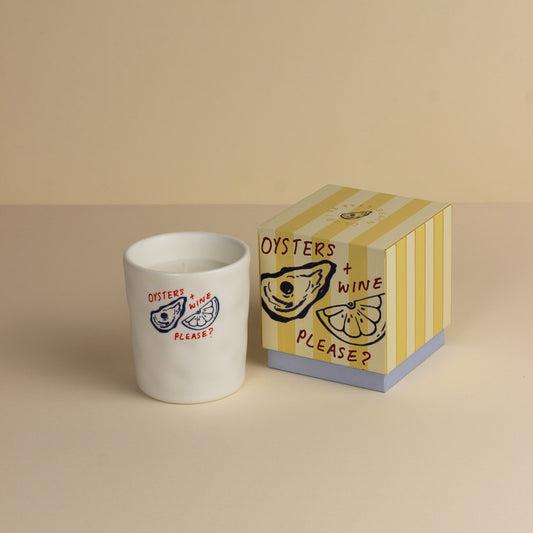 St Ives Beach Club: Oyster Candle - Sea Salt & Driftwood