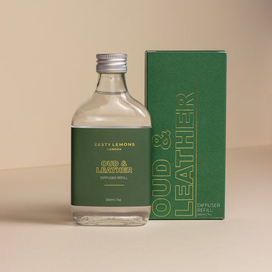 Oud & Leather: 200ml Diffuser Refill