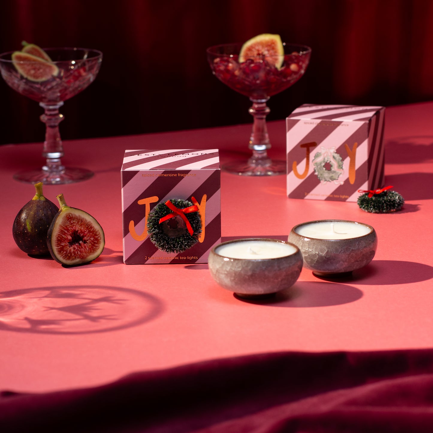 Sparkle Season: Joy Tea Lights (Box of 2) - Spiced Clementine